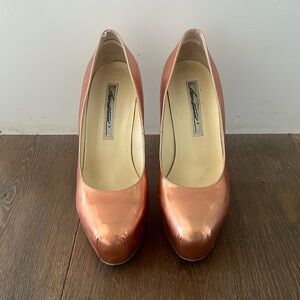 Brian Atwood preloved rose gold pumps, size 7/37